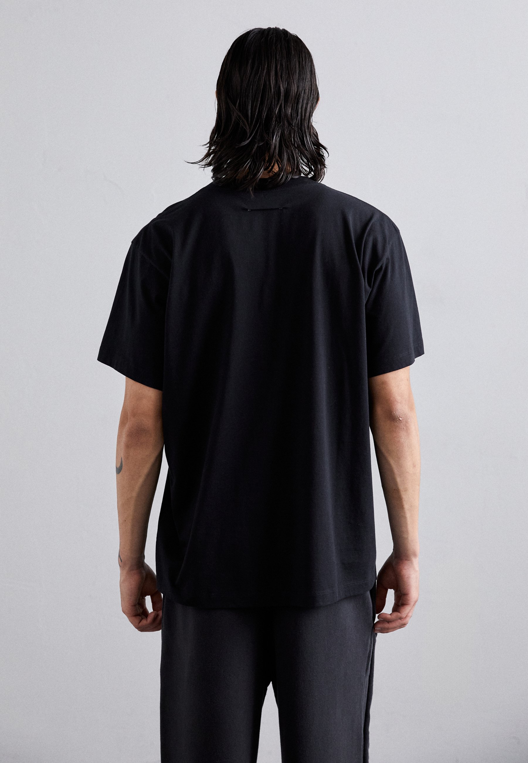 MM6 Maison Margiela Basic T-shirt - black - Zalando.co.uk