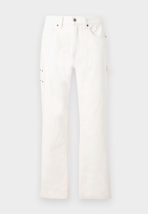 CARPENTER PANT UNISEX - Straight leg jeans - go washed ecru