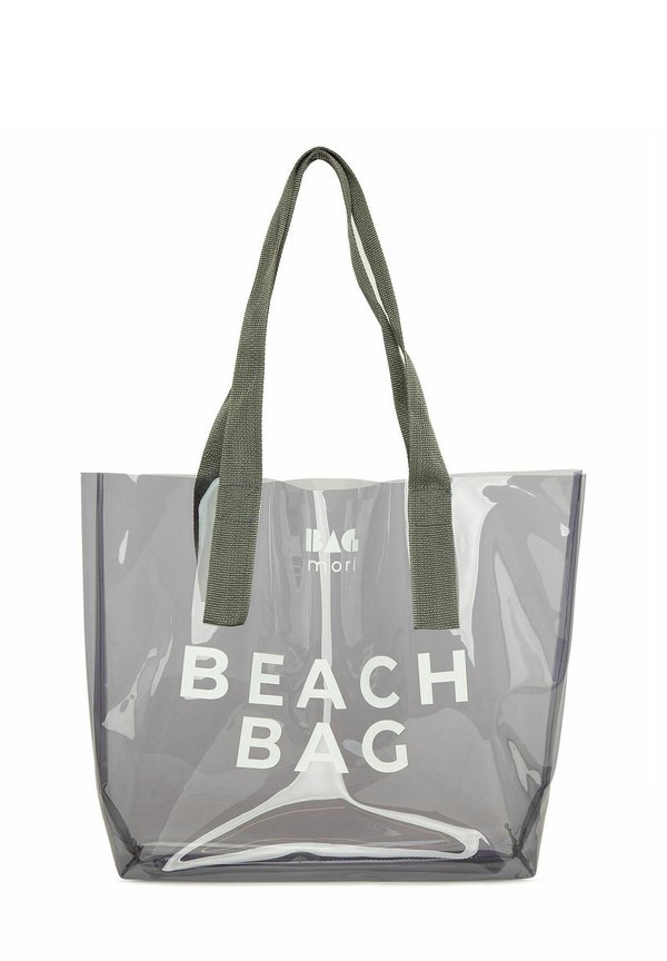 BEACH BAG PRINTED SHOULDER BAG - Strandaccessoire - grau