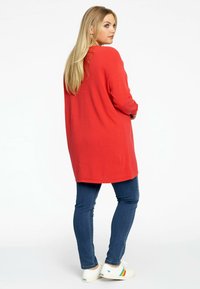 YOEK WITH LONG SLEEVES - Trui - light red