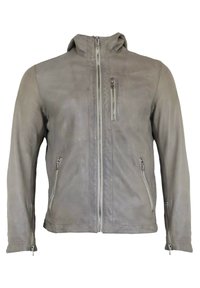 GLEN - Leather jacket - grau