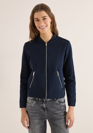 MIT GALLONSTREIFEN - Blouson Bomber - blau