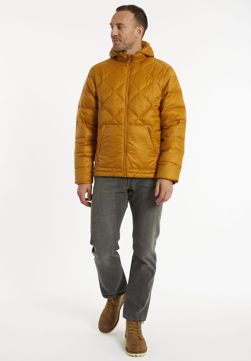 Eddie Bauer CIRRUSLITE SKYLIGHTER HOODED JACKET - Down jacket -  inkagelb/orange - Zalando.de