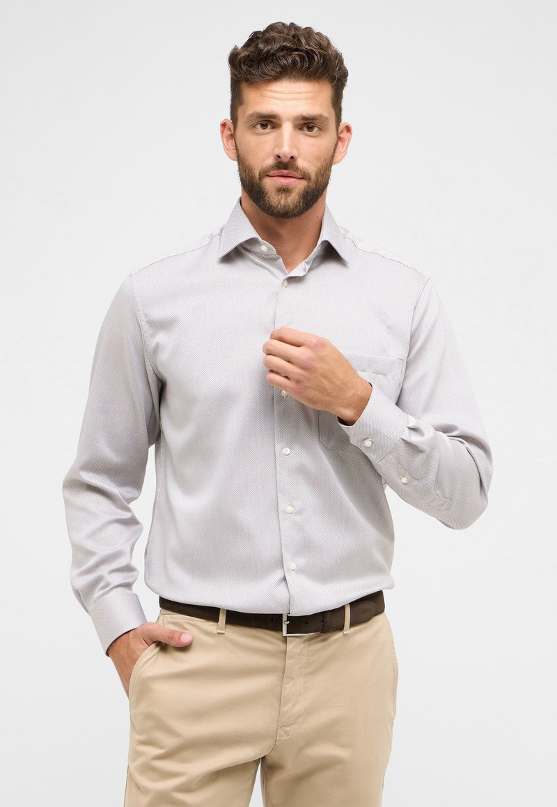 Eterna COMFORT FIT - Camicia - taupe