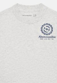 Abercrombie & Fitch TEE UNISEX - T-shirt con stampa - light grey heather