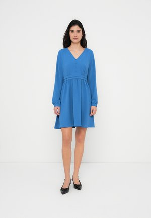 VIRELLA V NECK DRRESS - Vestido ligero - federal blue