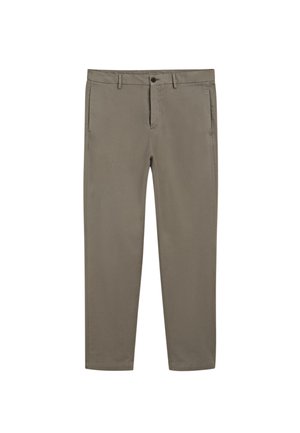 Massimo Dutti SLIM FIT - Broek - khaki