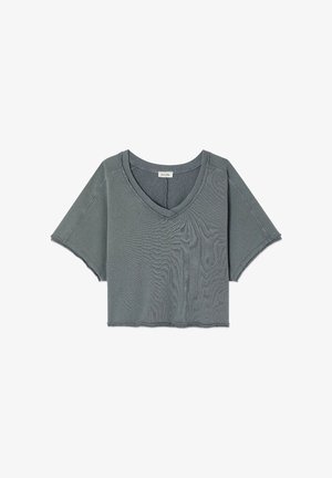 American Vintage, T-SHIRT FEMME VIBTOWN - Základné tričko - ouragan vintage