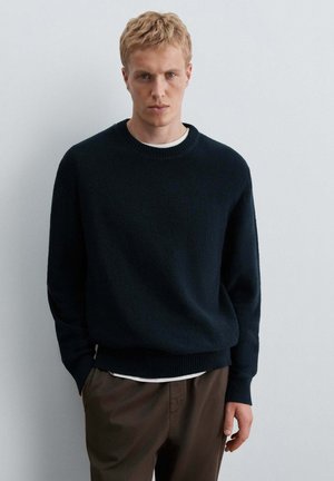 Scalpers, SCALPERS SCRUSTIC TRICOT - Jersey de punto - navy