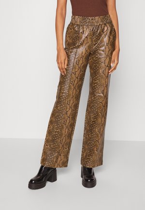 ONLY ONLSUKI SNAKE PANT - Παντελόνι - black