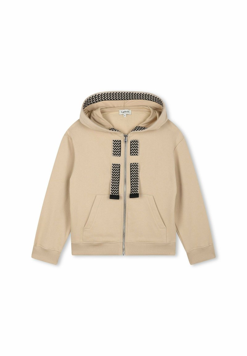 LANVIN Sweater met rits bruin