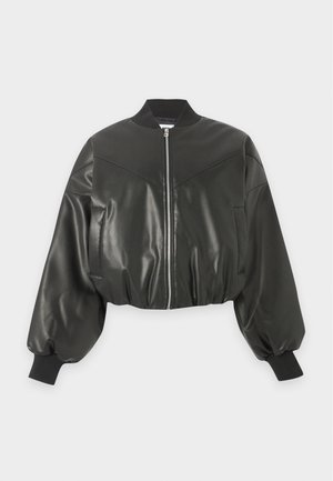 Nike Sportswear, PLEATHER - Bomber Jacket - black