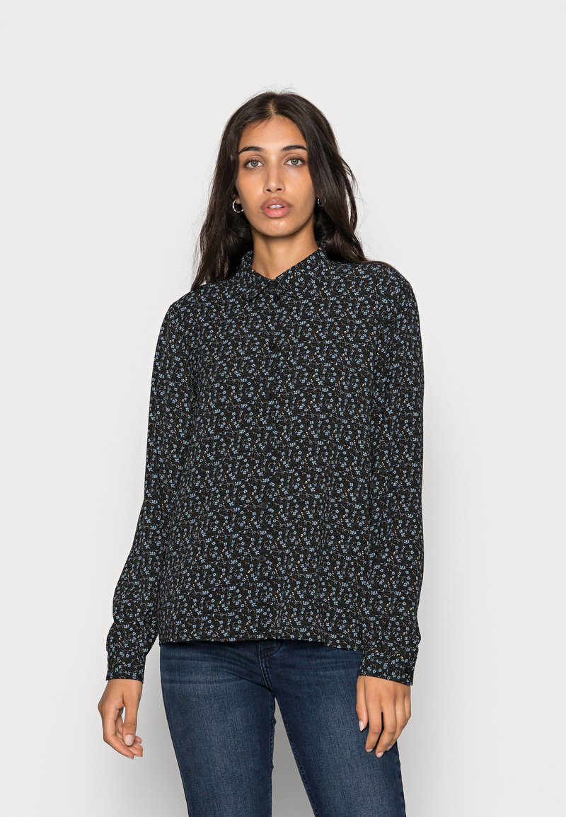 JDY JDYBROOKE LS NOOS - Blusa com botões - black