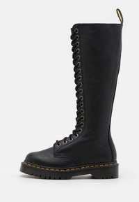 1B60 BEX - Stivali con plateau - black pisa