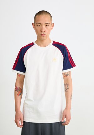 adidas Originals TEE - Majica kratkih rukava s printom - cloud white/night indigo