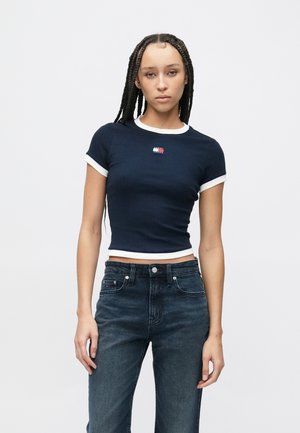 BADGE - Tričko s potlačou - dark night navy