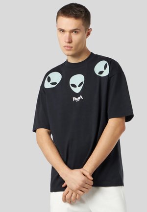 STAMPA SI ILLUMINA - T-shirt con stampa - nero