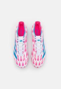 adidas Performance PREDATOR LEAGUE FIRM GROUND - Kõva pinnase jalgpallisaapad - footwear white/solar blue/solar pink