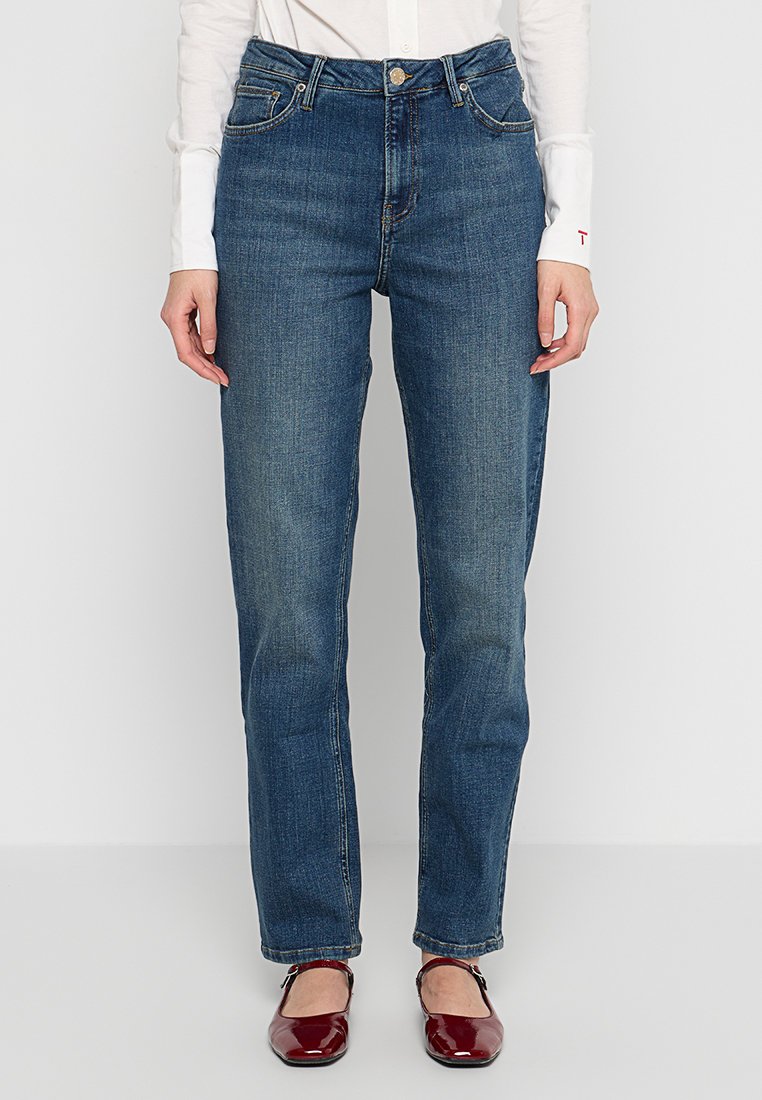 Tomorrow Straight leg jeans donkerblauw Tomorrow Straight leg jeans donkerblauw