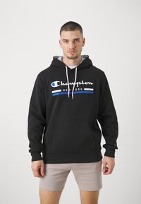 Champion GRAPHIC HOODIE - Džemperis ar kapuci - black