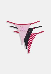 BE MY VALENTINE 3 PACK - Klasični kroj - almond blossom/toreador/black