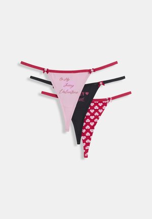 BE MY VALENTINE 3 PACK - Chilot - almond blossom/toreador/black