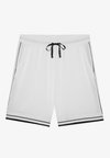 MESH BASKETBALL SHORTS WITH CONTRAST PIPING - Shorts - off-white