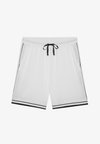 MESH BASKETBALL SHORTS WITH CONTRAST PIPING - Shorts - off-white