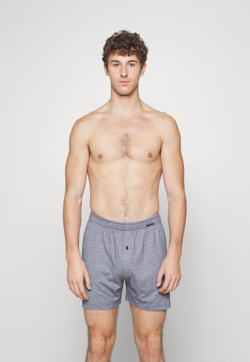 SCHIESSER 2er-Pack Boxershorts COTTON ESSENTIALS in weiss