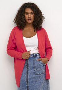 Kaffe Curve FARSIA - Chaqueta de punto - cayenne