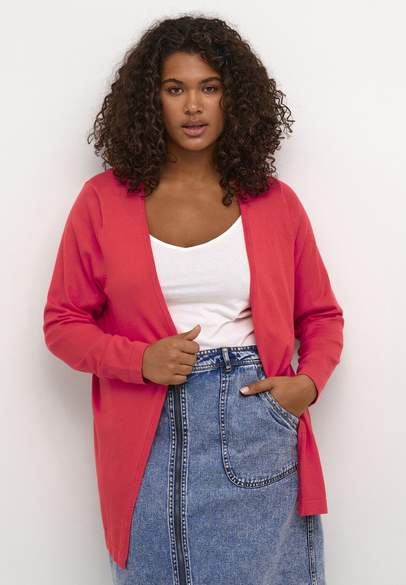 Kaffe Curve FARSIA - Cardigan - cayenne