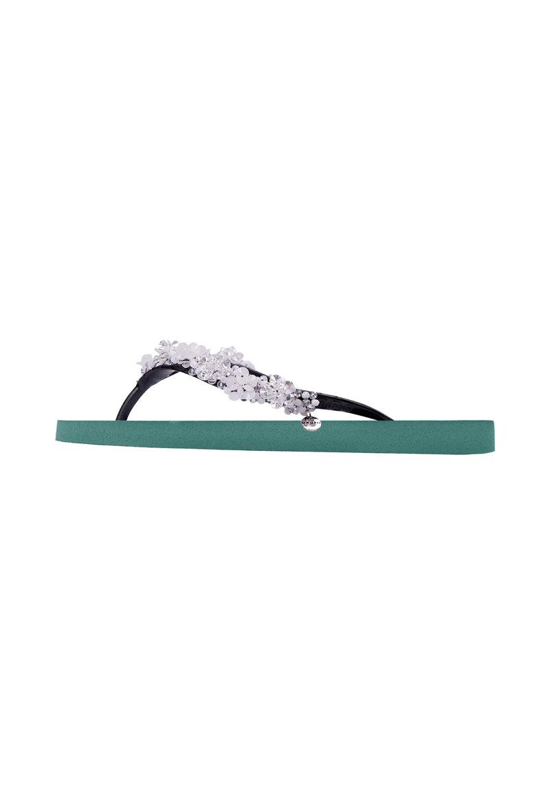 Uzurii PRECIOUS BLOOM  - T-bar sandals - forest green