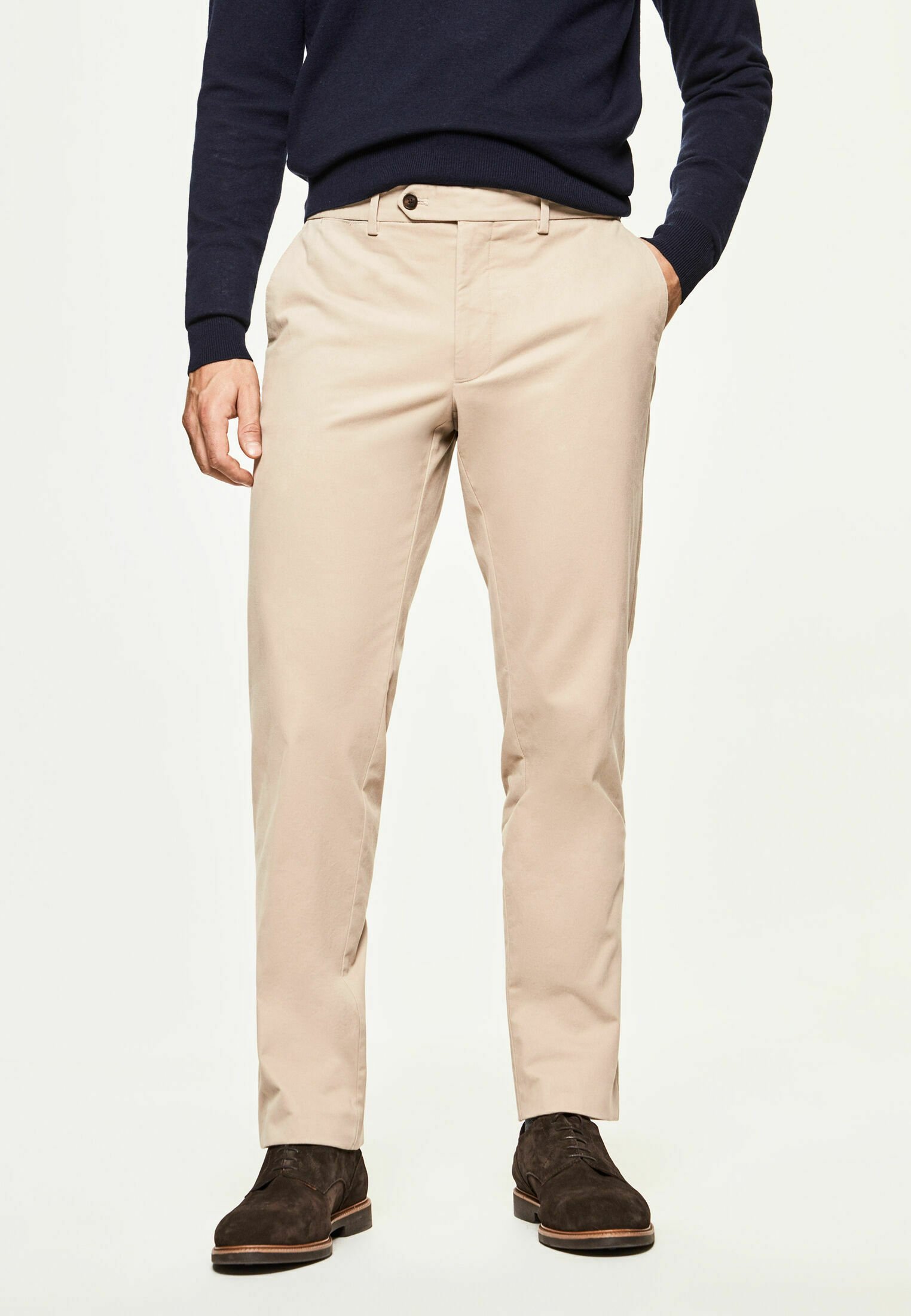 Pantalones Hackett Trinity Gris Para Hombre