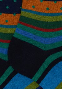 Gallo LONG WITH STRIPES AND POLKA DOTS - Calzettoni - navy royal