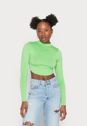 CURVED SPORTY - Camisola de manga comprida - green