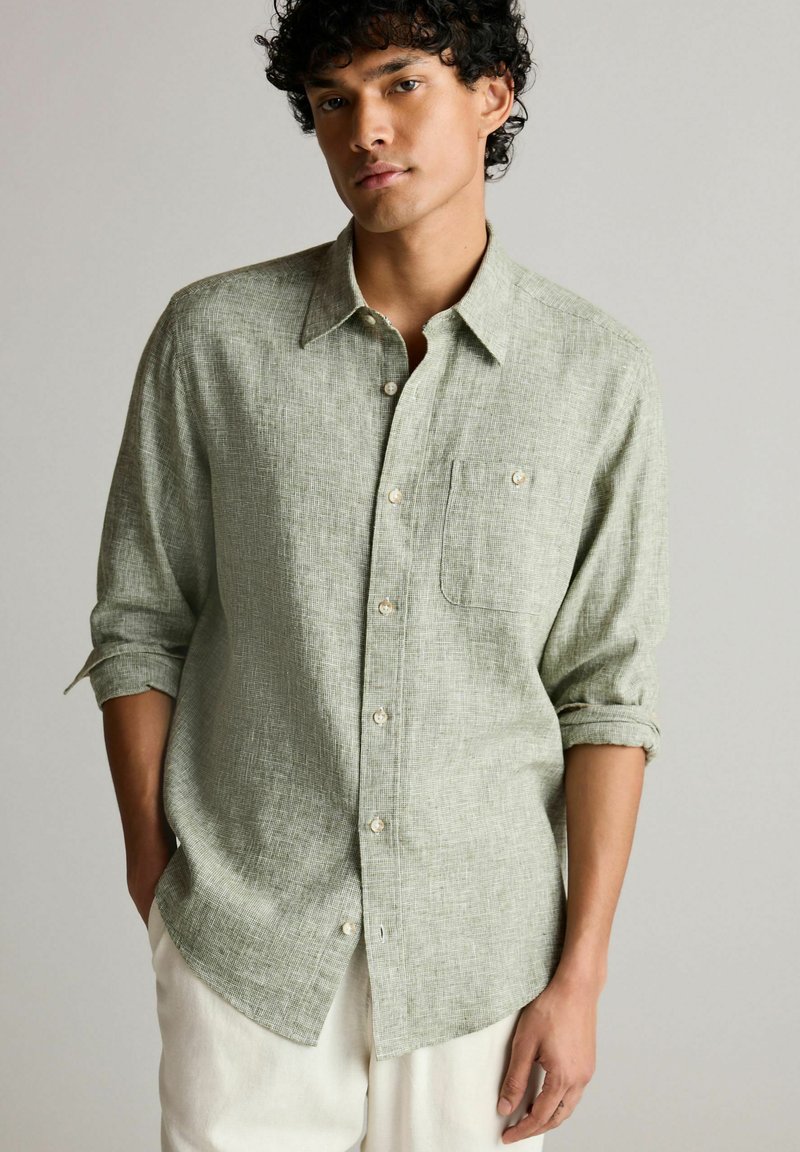 Next - LONG SLEEVE  - Chemise - green, Agrandir