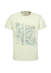Print T-shirt - mint green
