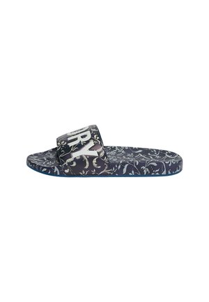 Superdry & Co SUPERDRY ALL OVER PRINTED POOL SLIDERS.. - Chanclas de baño - gardenia sketch navy