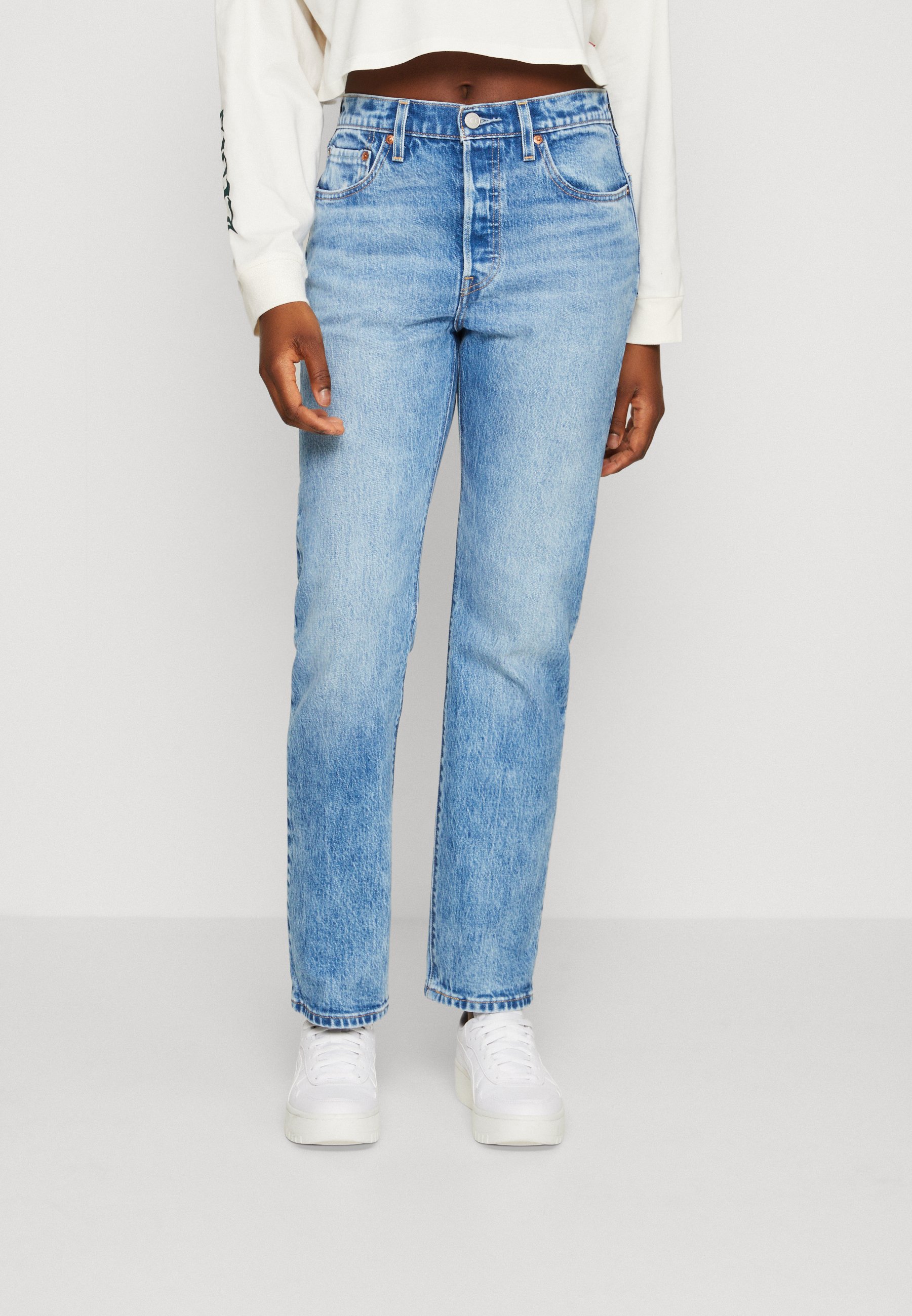 Levi s 501 JEANS FOR WOMEN Jeans Straight Leg Hollow Days blue 