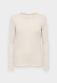 SLFANNA CREW NECK NOOS - Top s dlhým rukávom - oatmeal