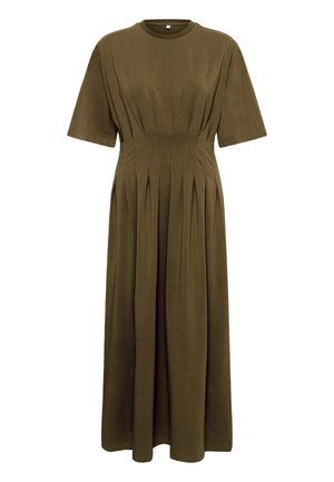 Gestuz, INEZ LONG DRESS - Maxikjoler - military olive
