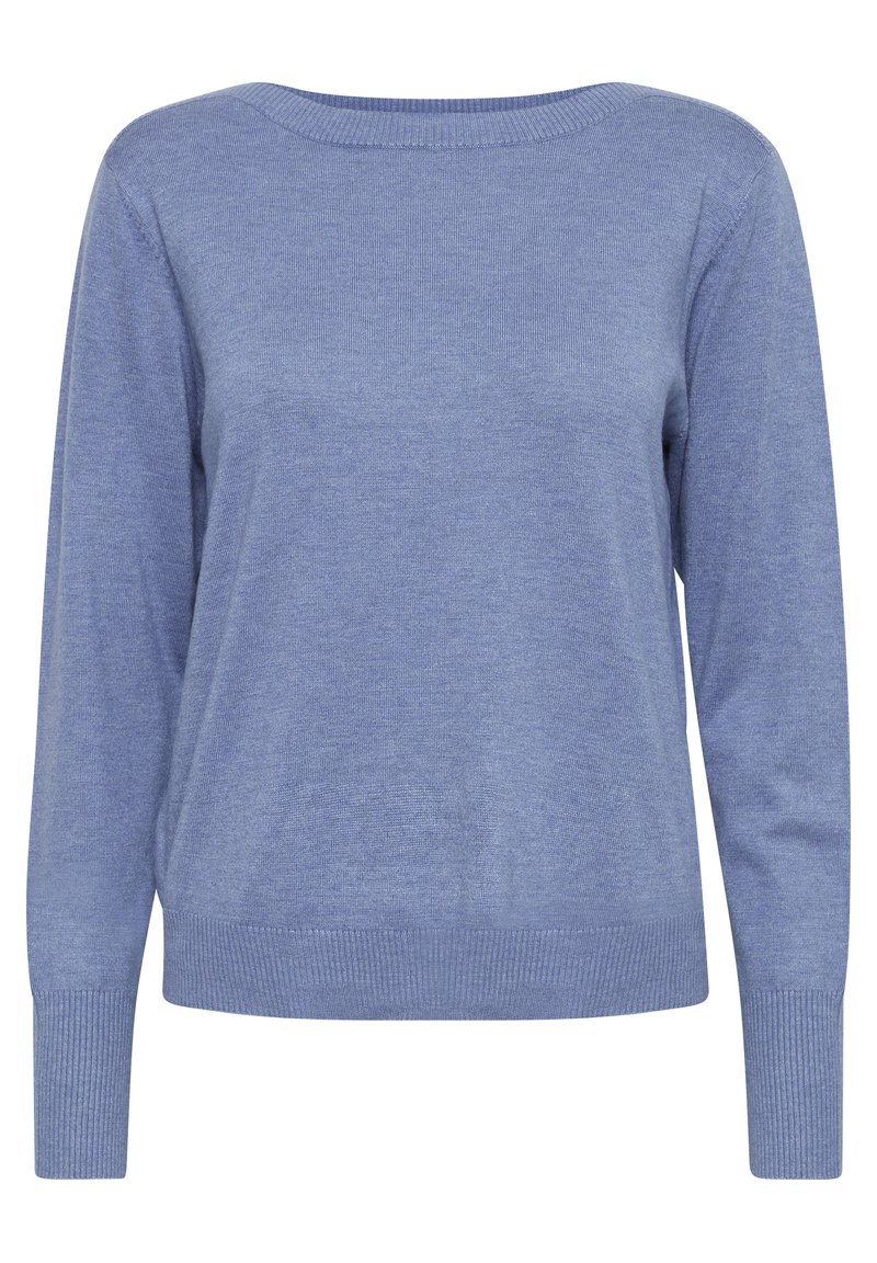 Damen Strickjacken | PULZ PZSARA Strickpullover infinity melange/blau - AF72613 Damen Strickjacken | PULZ PZSARA Strickpullover infinity melange/blau - AF72613