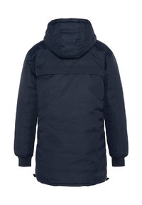 Schott REVERSIBLE LONG PUFFER - Vinterfrakke - marine anthracite