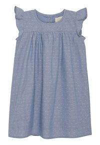 Creamie CHAMBRAY DOT - Vardagsklänning - blue denim