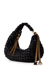 Borbonese LA NIDO HOBO MINI - Borsa a mano - black op natural