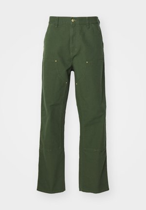 Carhartt WIP DOUBLE KNEE PANT - Pantalon classique - tarragon rinsed