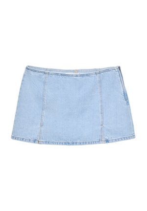 Stradivarius Jupe en jean - light blue denim