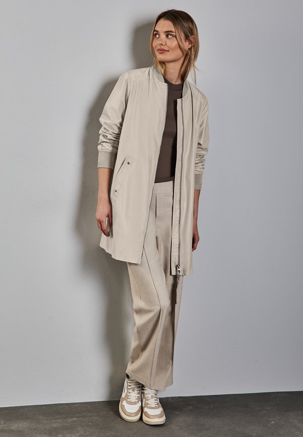 LANGER BLOUSON - Bomberjacke - beige