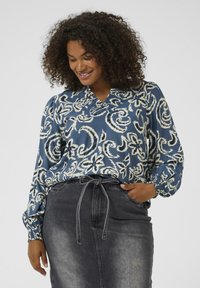 Kaffe Curve MAHLIA  - Pusero - bering sea white paisley