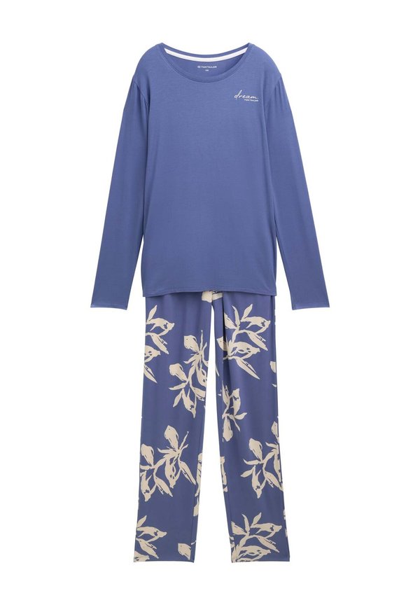 SET - Pyjama - blau mittel allover